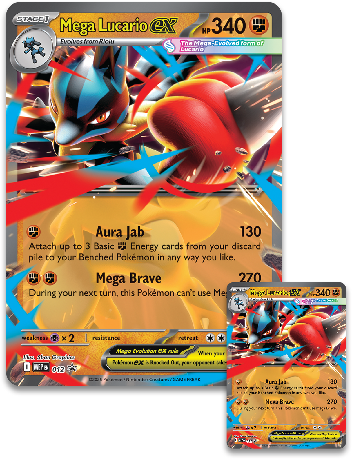 Pokémon TCG: Mega Lucario ex - Figure Collection