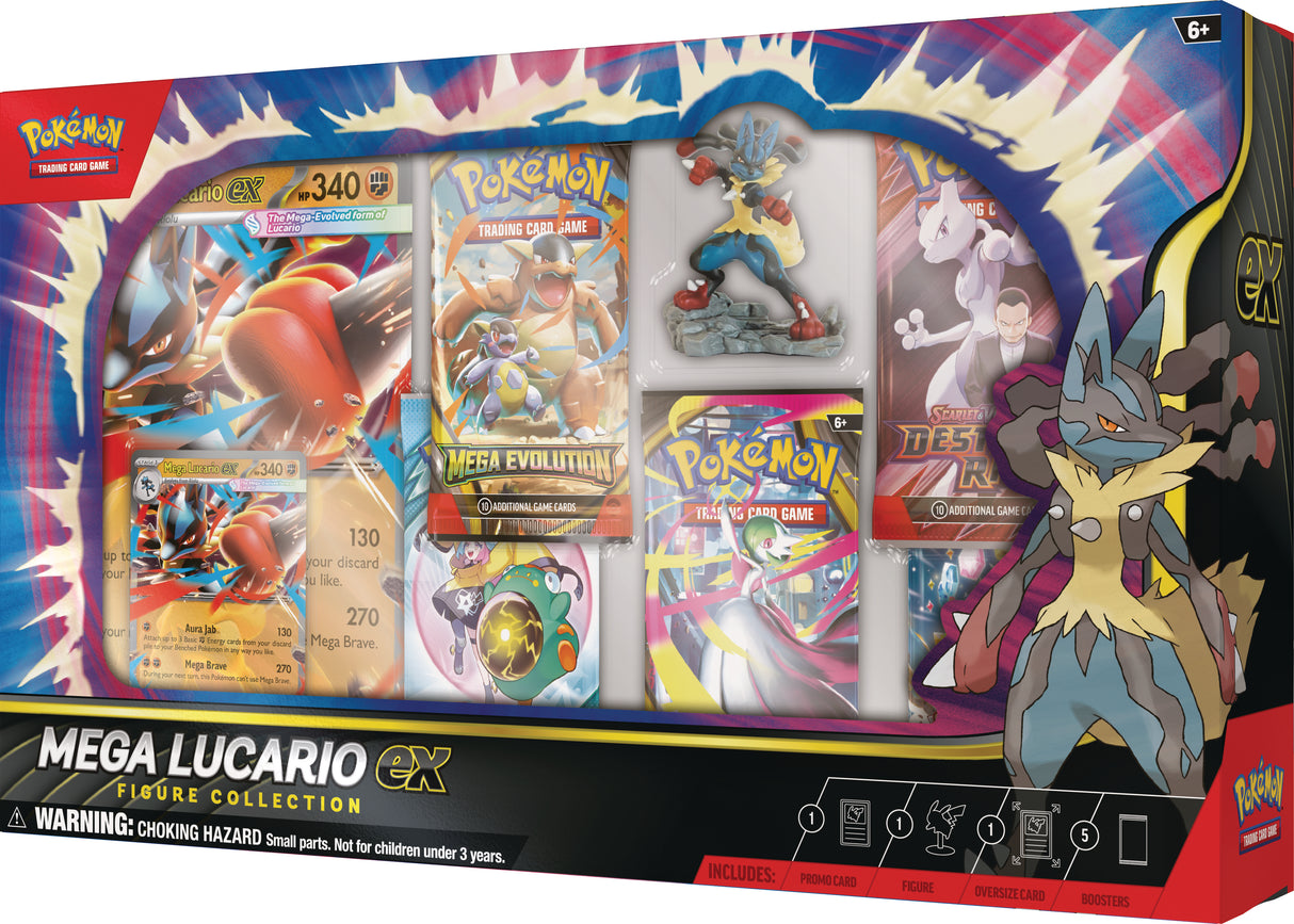 Pokémon TCG: Mega Lucario ex - Figure Collection