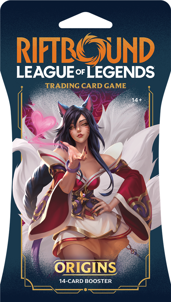 Riftbound: League of Legends TCG: Origins (Set one) Sleeved Booster Pack (14 kort)