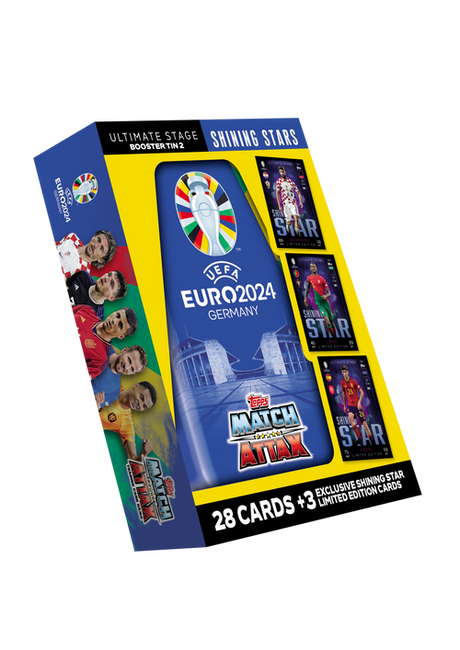 Topps: Match Attax Fodboldkort - EURO 2024 - Booster Tin