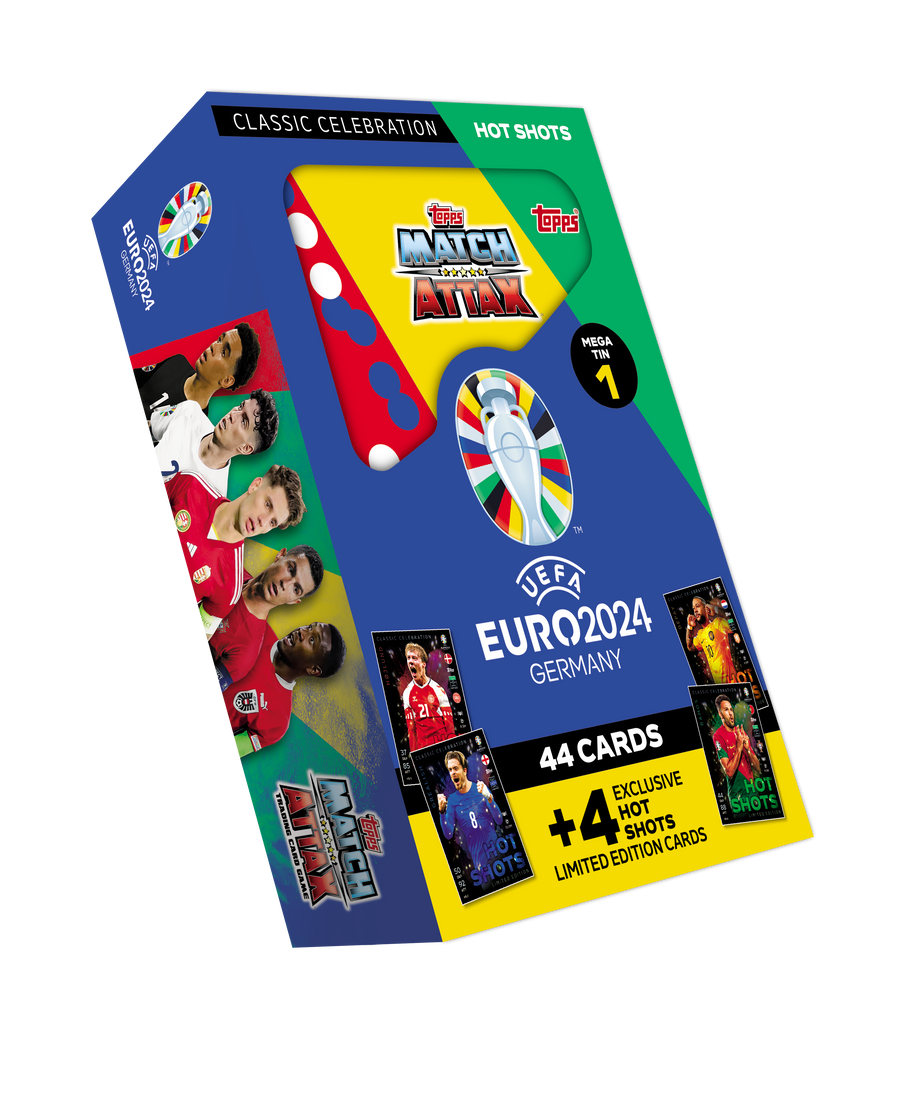 Topps: Match Attax Fodboldkort - EURO 2024 - Mega Tin