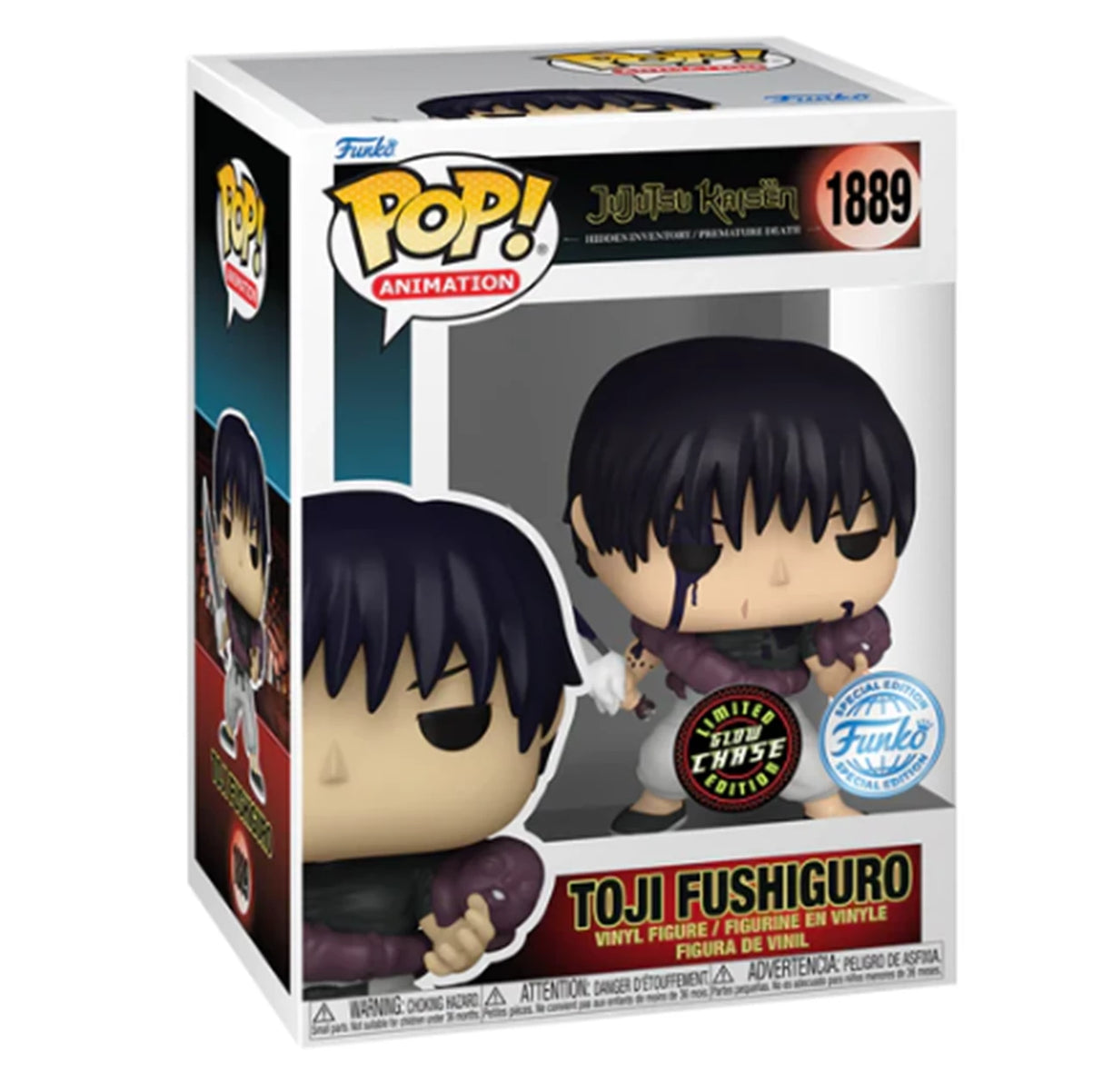 Funko POP! - Jujutsu Kaisen: Toji Fushiguro #1889 (Glow Chase)