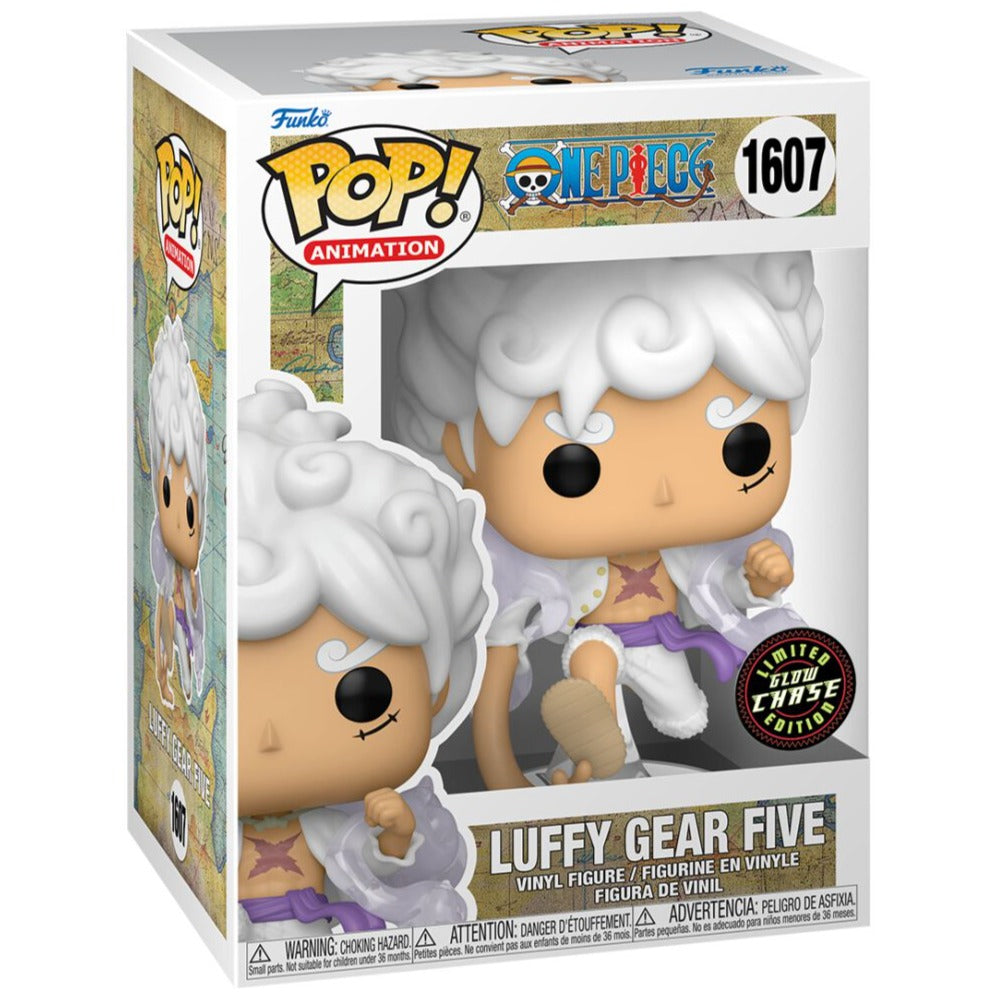 Funko POP! - One Piece: Luffy Gear 5 (Glows in the Dark - Chase!) #1607