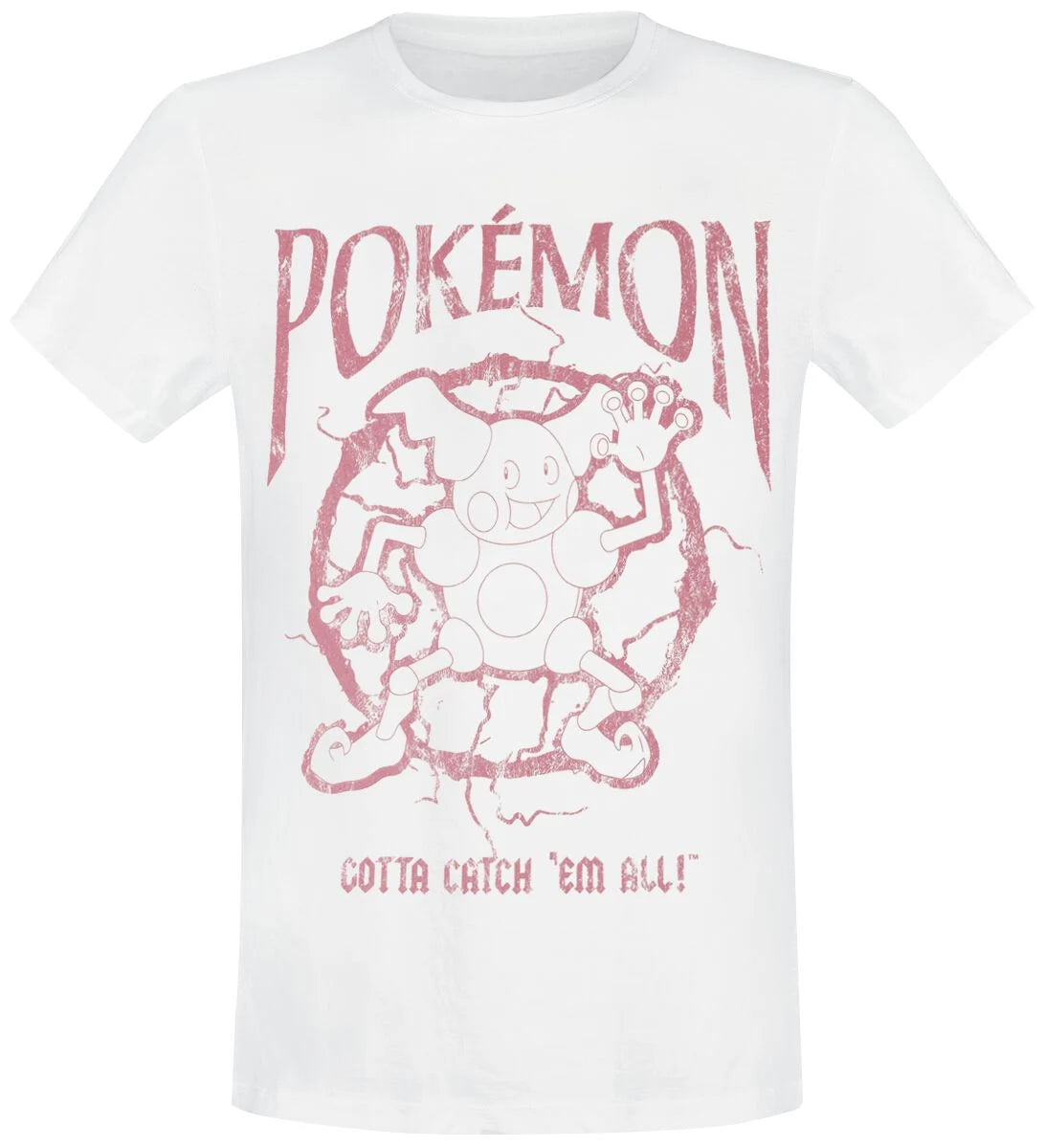 Pokémon T-Shirt: Mr. Mime (Hvid)