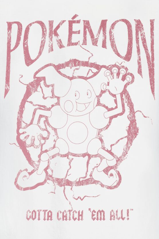 Pokémon T-Shirt: Mr. Mime (Hvid)