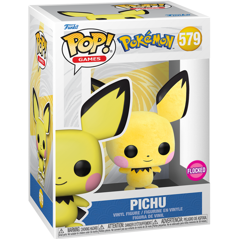 Funko POP! - Pokémon: Pichu (Flocked) #579