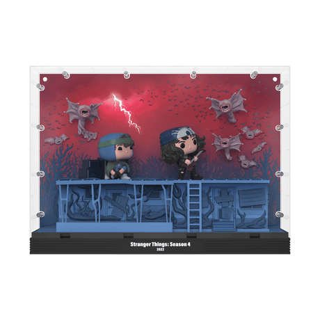 Funko POP! Deluxe - Moment: Stranger Things S4 - Phase Three: Dustin, Eddie, Demobats #05