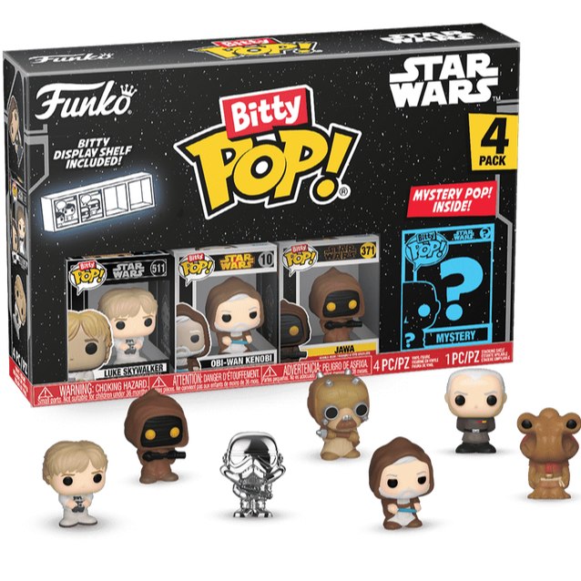 Funko Bitty POP! - Star Wars: Luke Skywalker 4-Pack