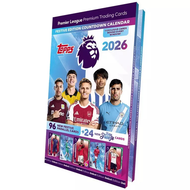 Topps Julekalender: Premier League 2026 - Festive Edition Countdown Calendar