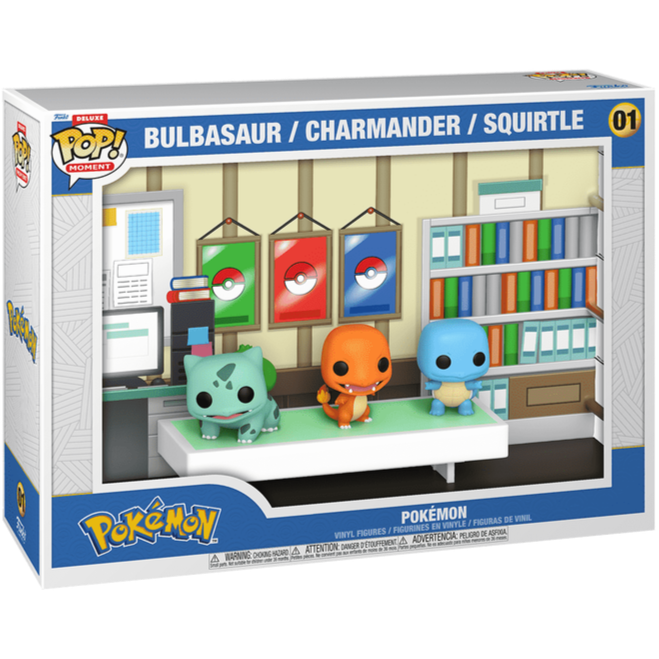 Funko POP! Deluxe Moment - Pokémon: Bulbasaur / Squirtle / Charmander #01