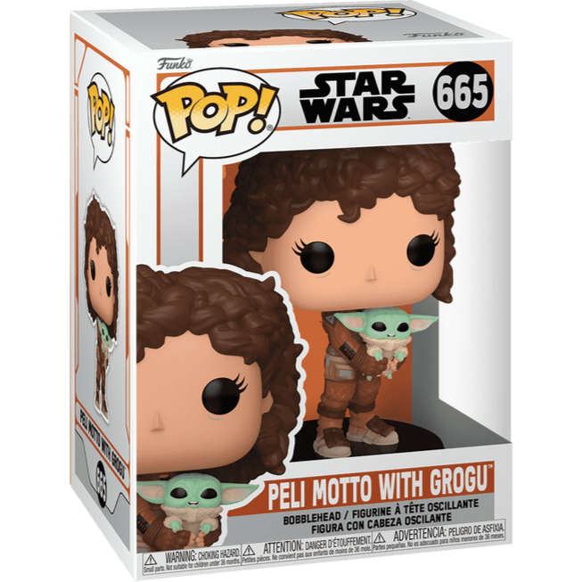 Funko POP! - Star Wars: Peli Motto with Grogu #665