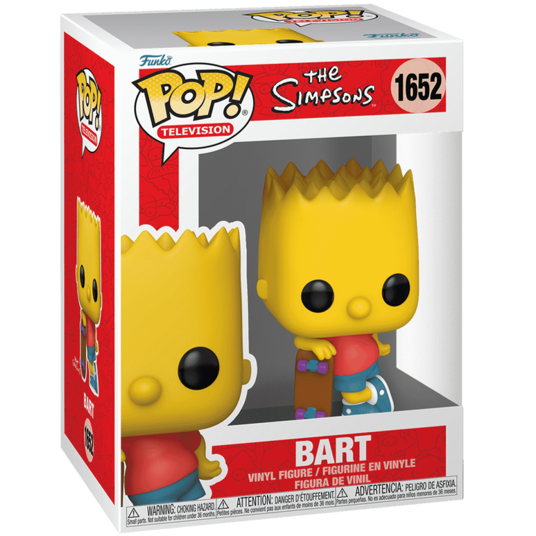 Funko POP! - Simpsons: Bart Simpson with Skateboard #1652