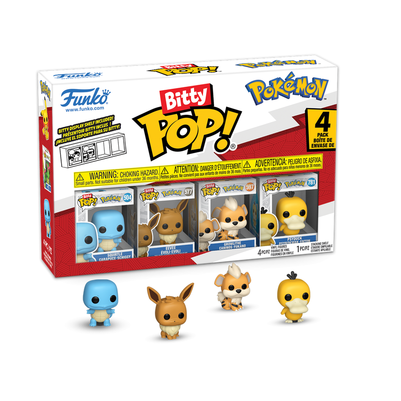 Funko Bitty POP! - Pokémon: Squirtle 4-Pack