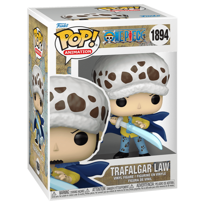 Funko POP! - One Piece: Trafalgar Law with Blue Anesthesia #1894