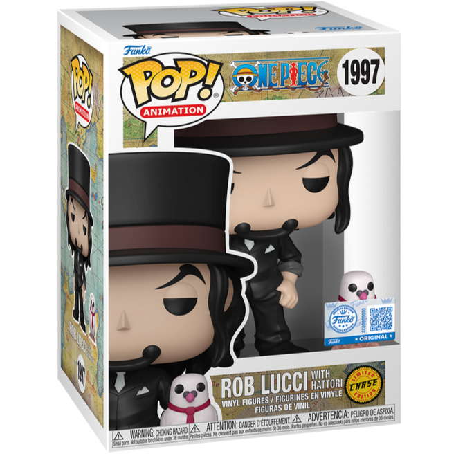 Funko POP! - One Piece: Rob Lucci (with Hattori) #1997 (Chase!)