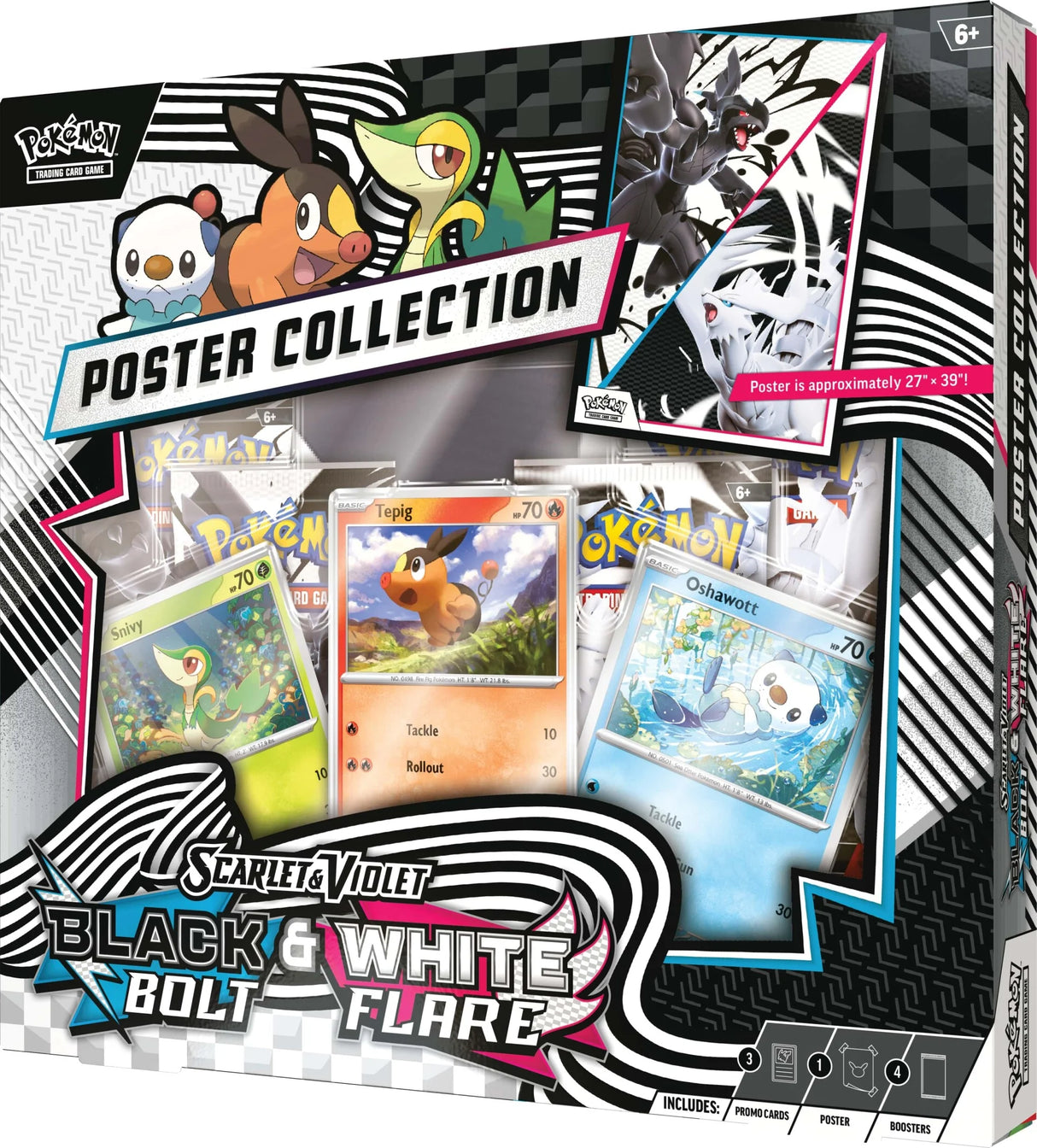 Pokémon TCG: Scarlet & Violet: Black Bolt & White Flare - Poster Collection