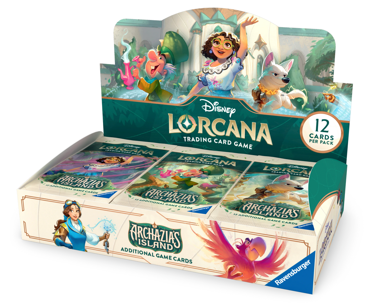 Disney Lorcana TCG: Set 7 - Archazia’s Island - Booster Display Box (24 Pakker)