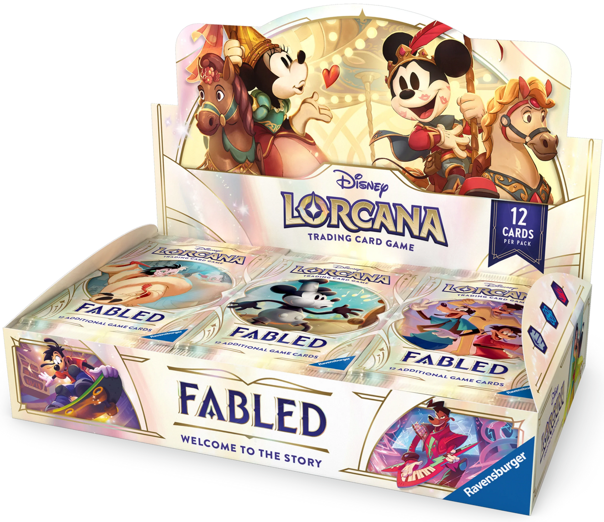 Disney Lorcana TCG: Set 9 - Fabled - Booster Display Box (24 Pakker)