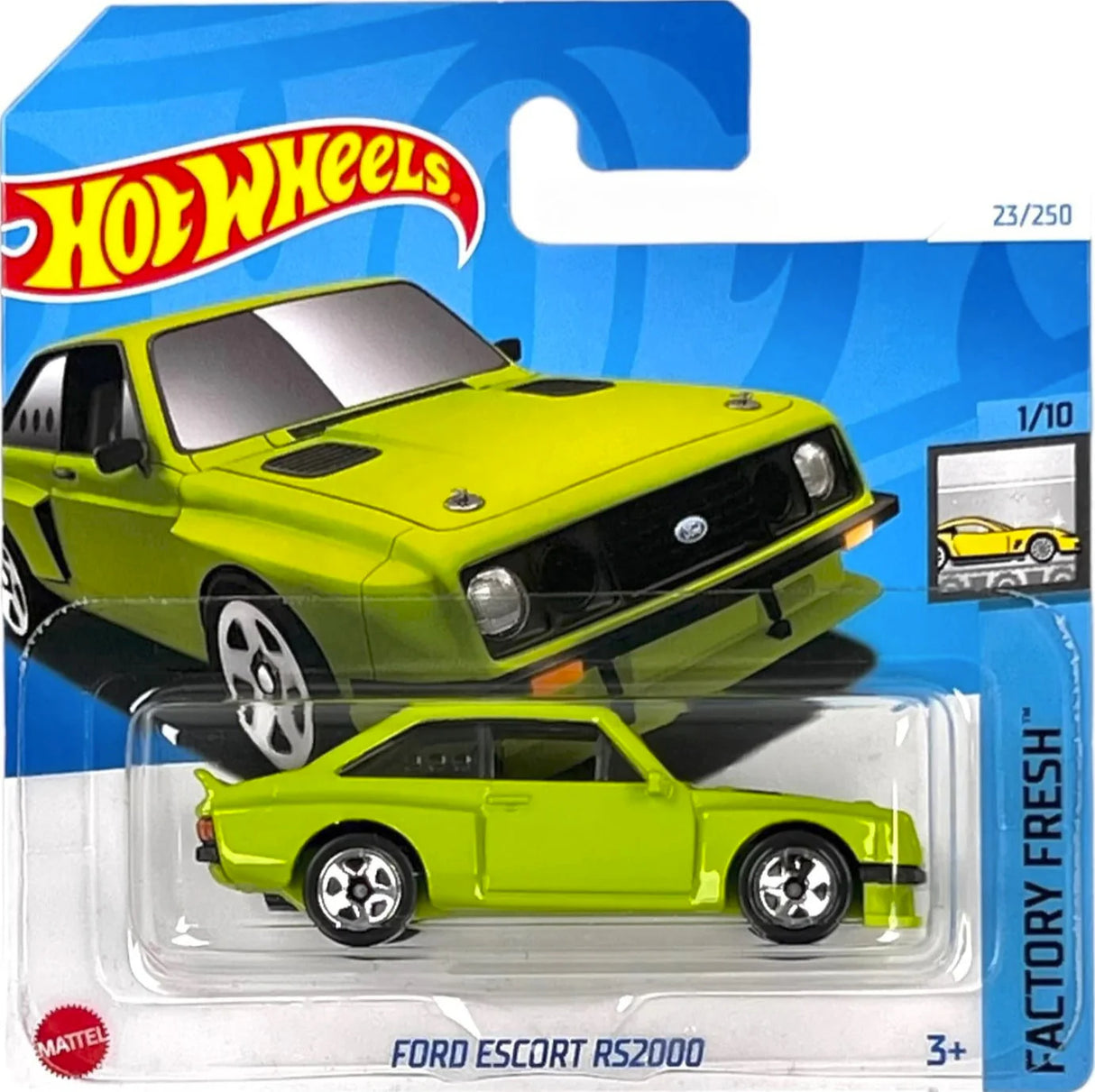 Hot Wheels: Ford Escort RS2000 - Factory Fresh 1/10 - 23/250