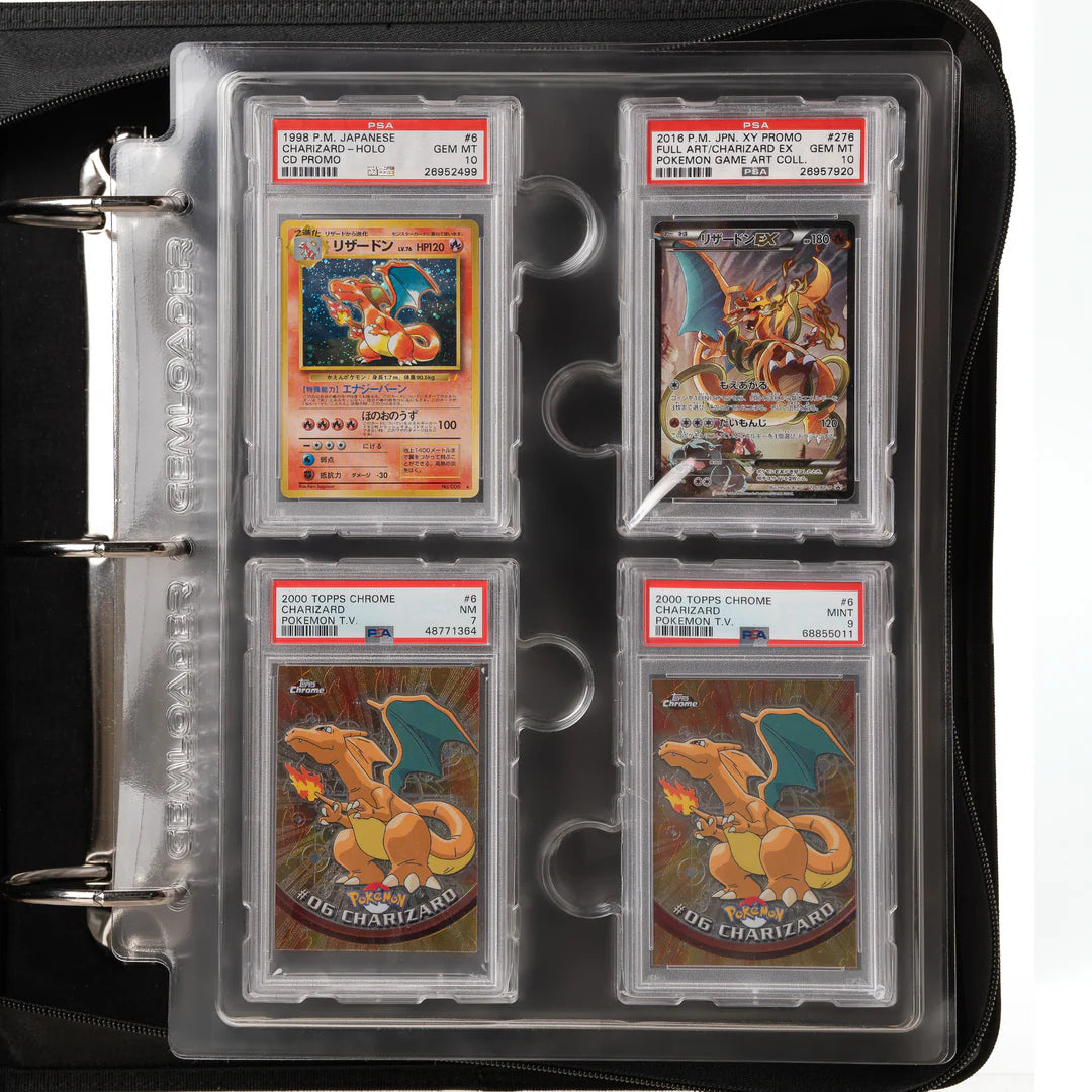 Gemloader: Premium Graded Card Binder - 4-Pocket (2x2)