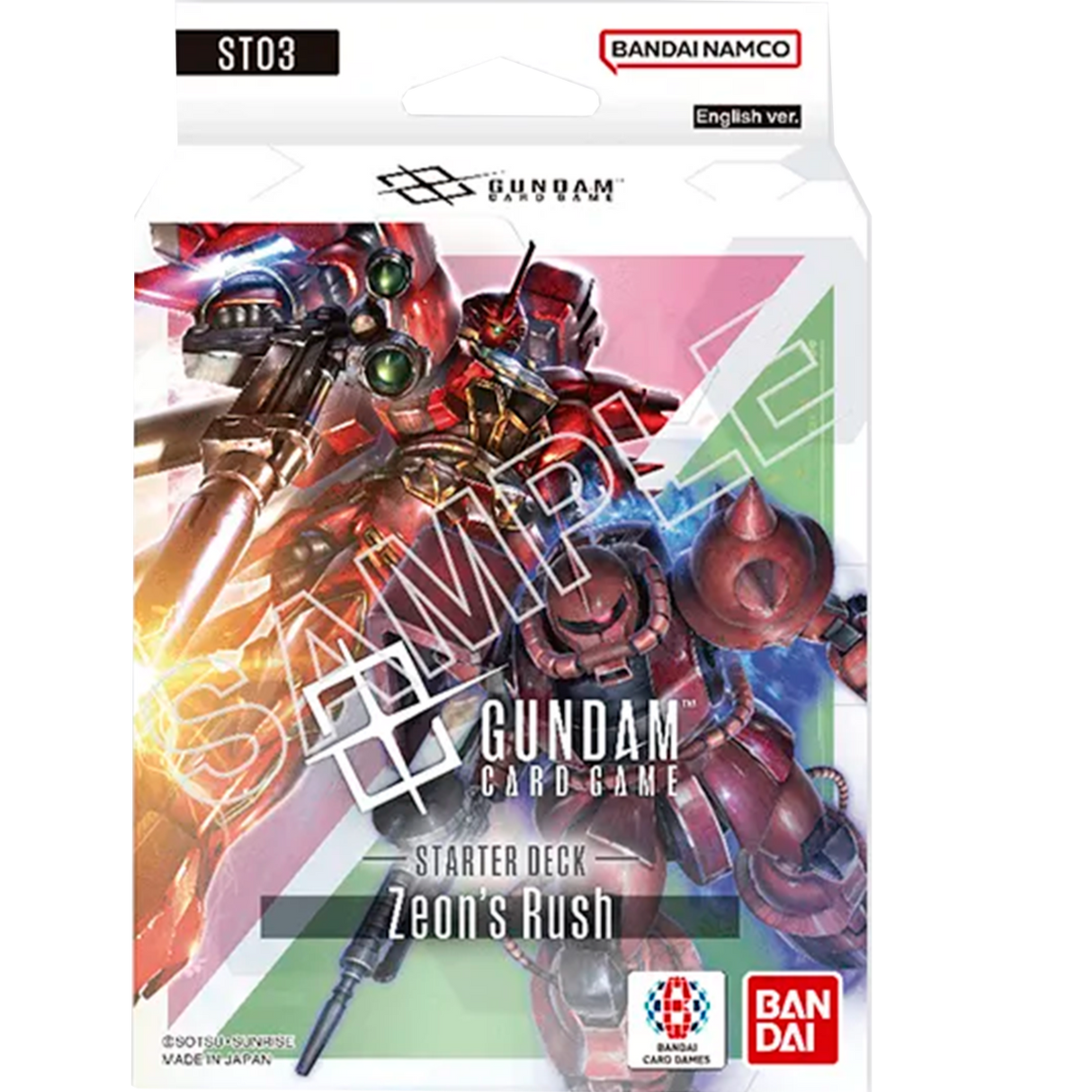 Gundam TCG: ST03 - Zeon's Rush - Starter deck