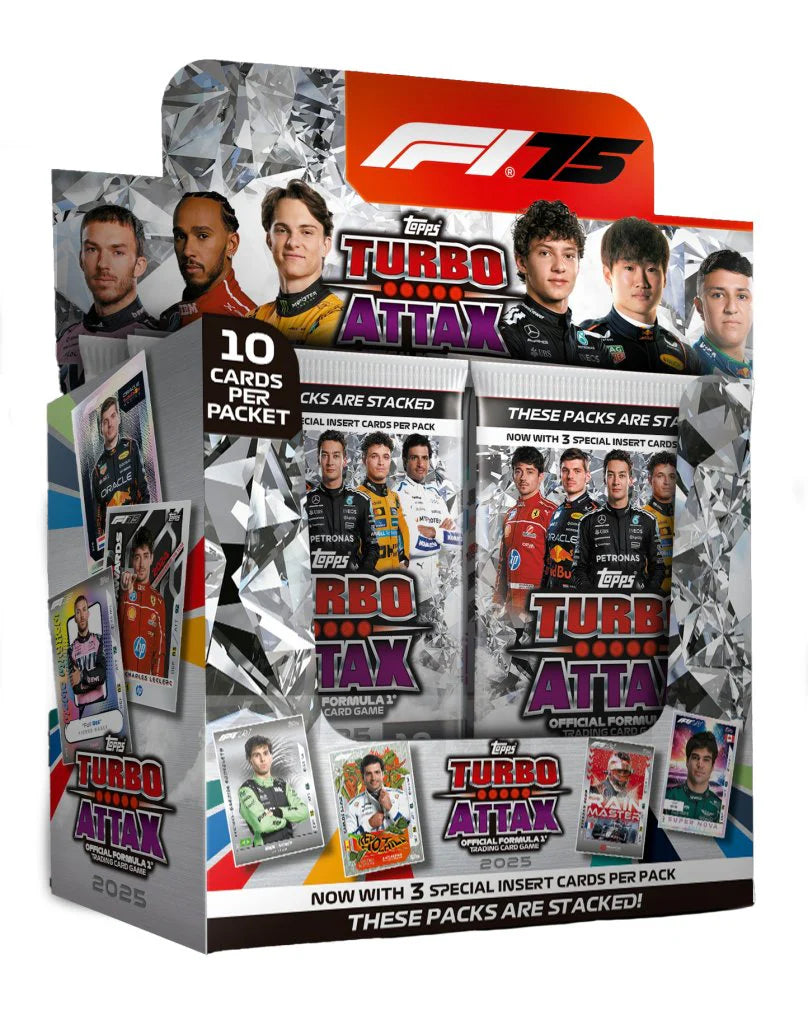 Topps: Formula 1 - Turbo Attax 2025 - Booster Display Box (24 Pakker)
