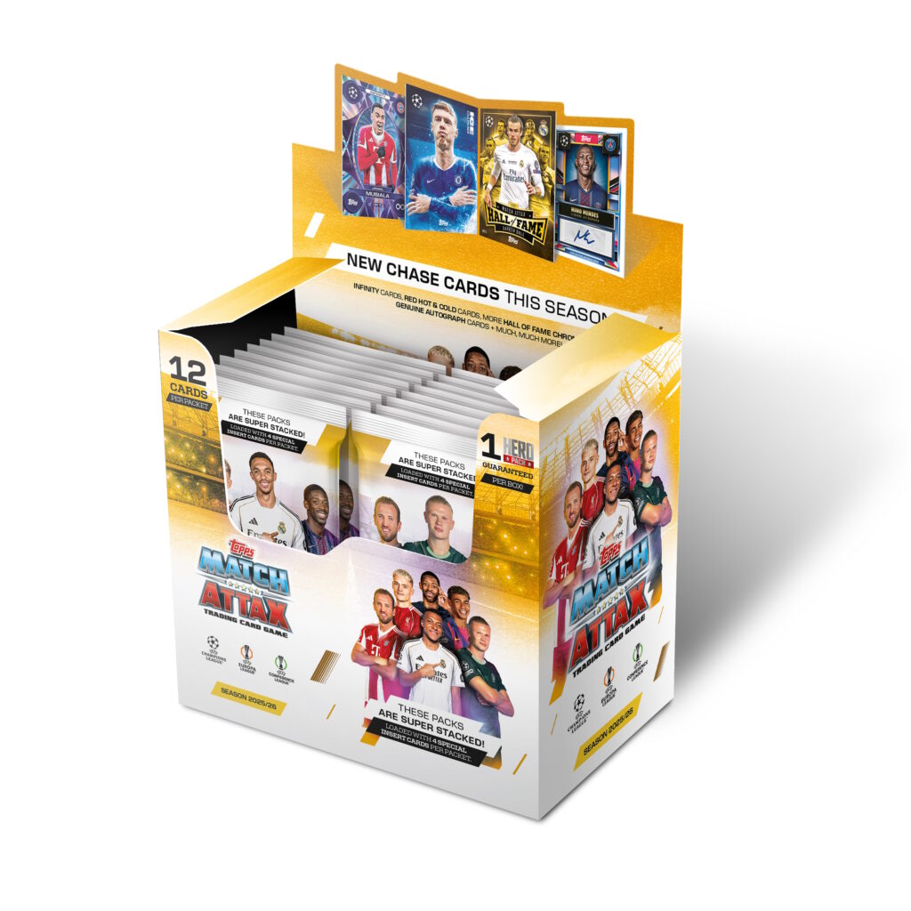 Topps: Match Attax Fodboldkort - Champions League Season 2025/26 - Booster Display Box