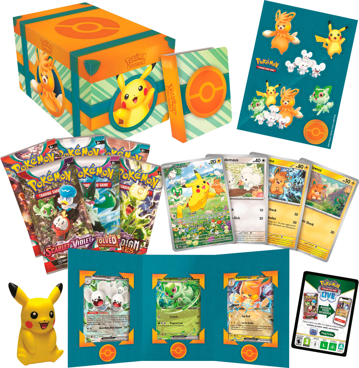 Pokémon TCG: Paldea Adventures Chest 2024