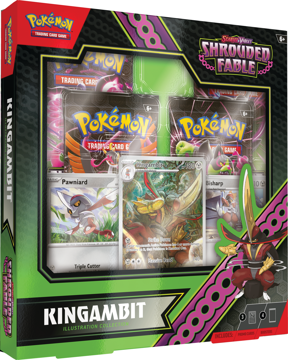 Pokémon TCG: Scarlet & Violet: Shrouded Fable - Kingambit Illustration Collection