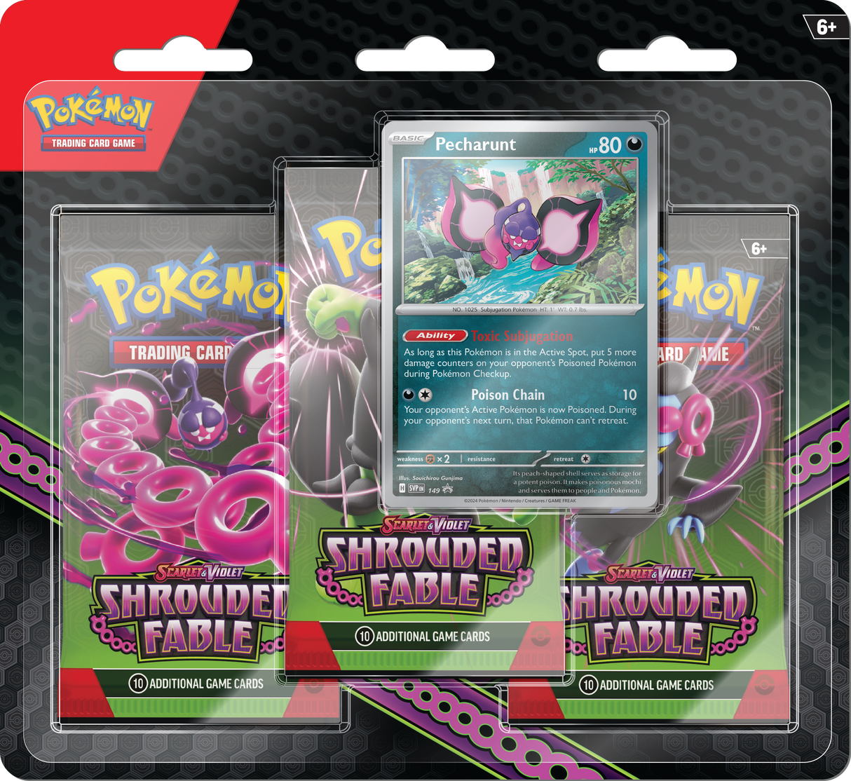 Pokémon TCG: Scarlet & Violet: Shrouded Fable - 3-Pack Blister Pack