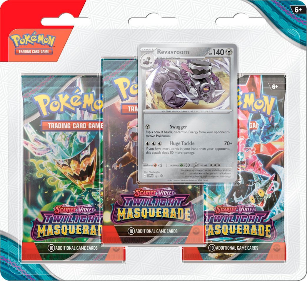 Pokémon TCG: Scarlet & Violet: Twilight Masquerade - 3-Pack Blister Pack