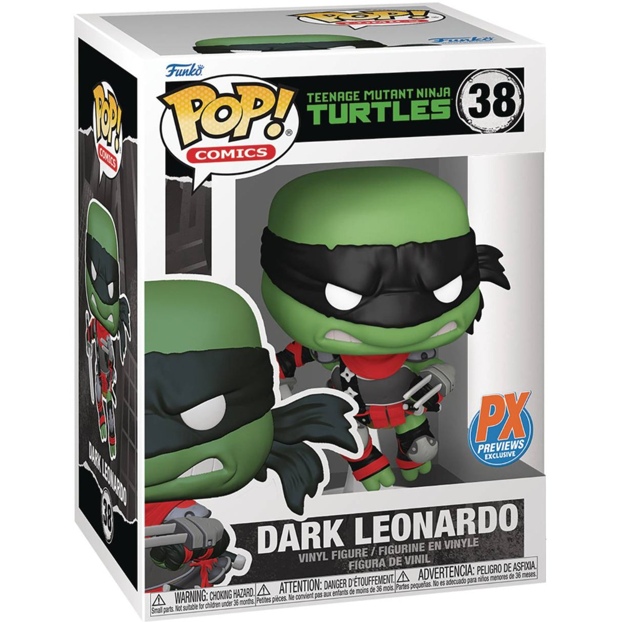 Funko POP! - Teenage Mutant Ninja Turtles: Dark Leonardo (PX Previews Exclusive) #38