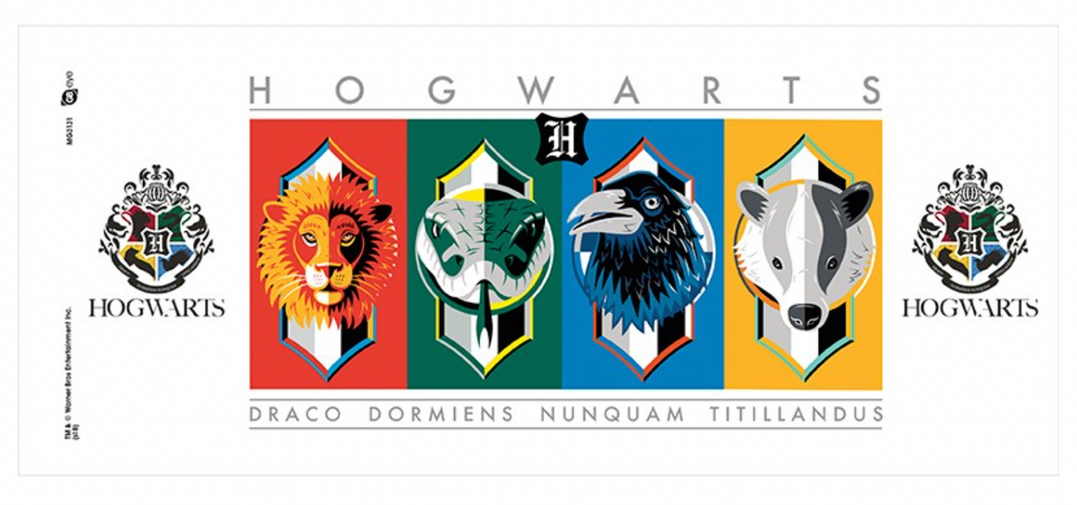 Harry Potter - Mug - 320 ml - House Crests Simple