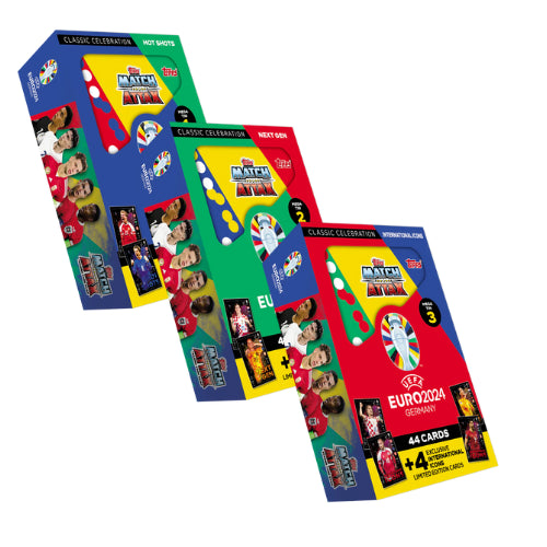 Topps: Match Attax Fodboldkort - EURO 2024 - Mega Tin