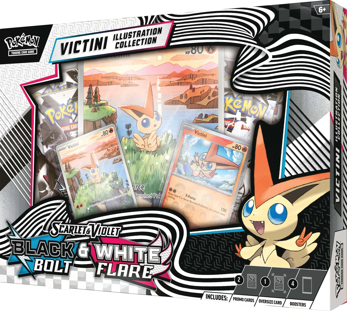 Pokémon TCG: Scarlet & Violet: Black Bolt & White Flare - Victini Illustration Collection