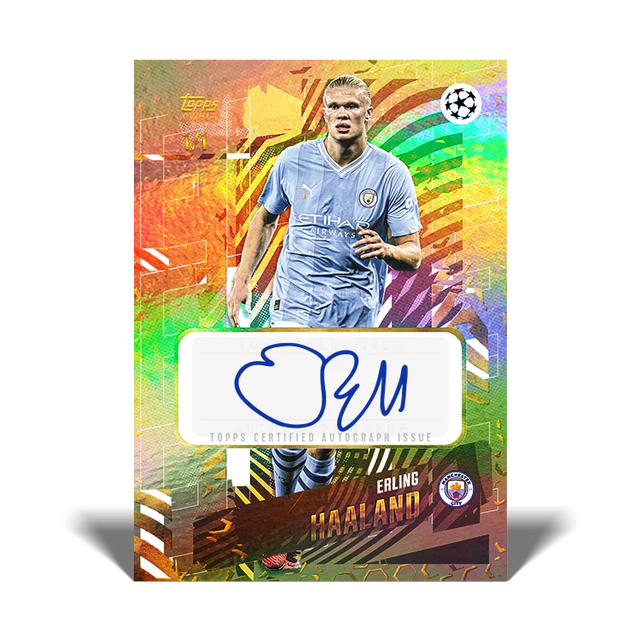 Topps: Fodboldkort - Gold 2023/24 - Hobby Box (Pink Mosaic)