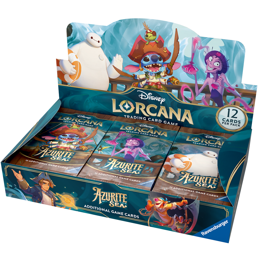 Disney Lorcana TCG: Set 6 - Azurite Sea - Booster Display Box (24 Pakker)