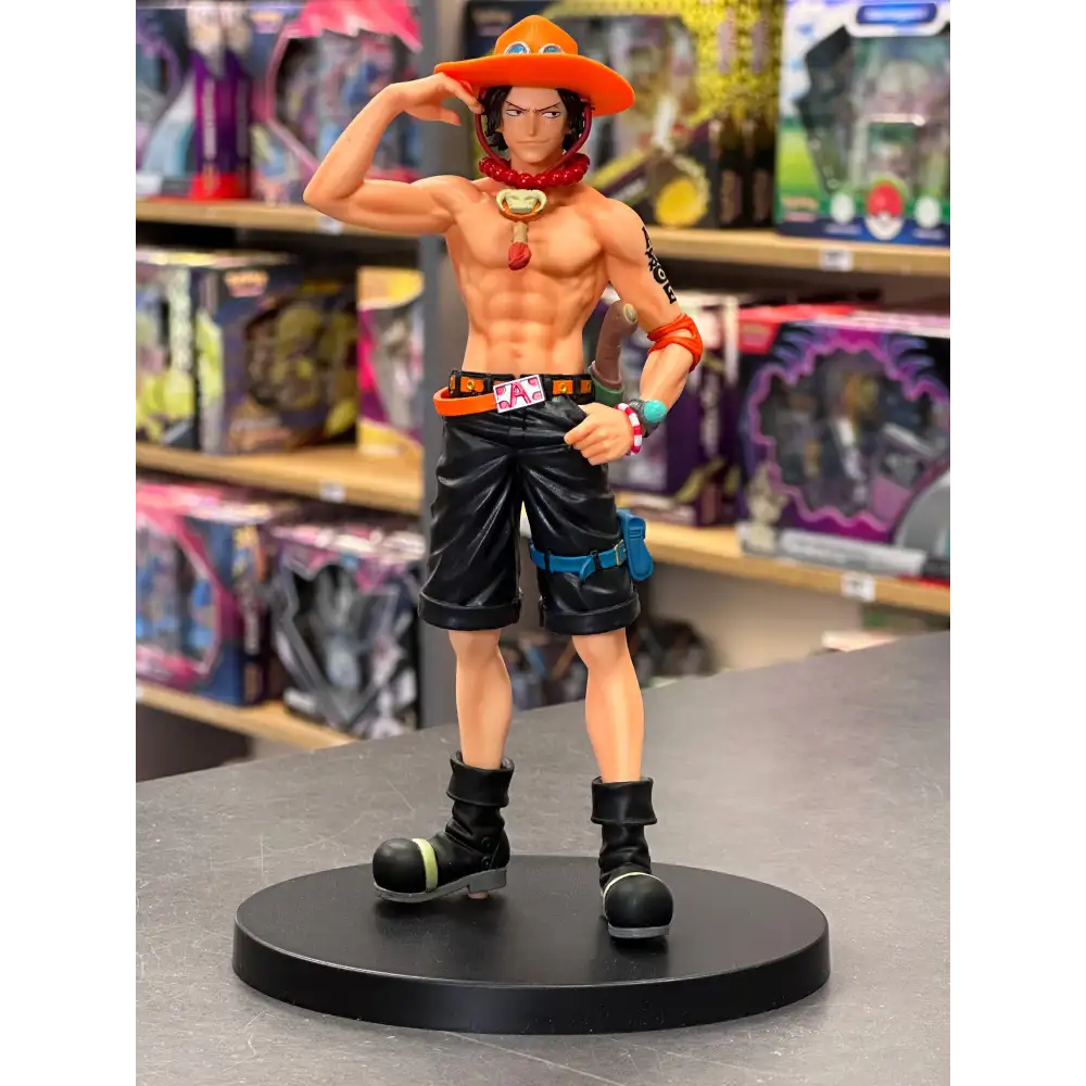 Banpresto: One Piece, The Grandline Series: Portgas D. Ace Action- og legetøjsfigurer Banpresto