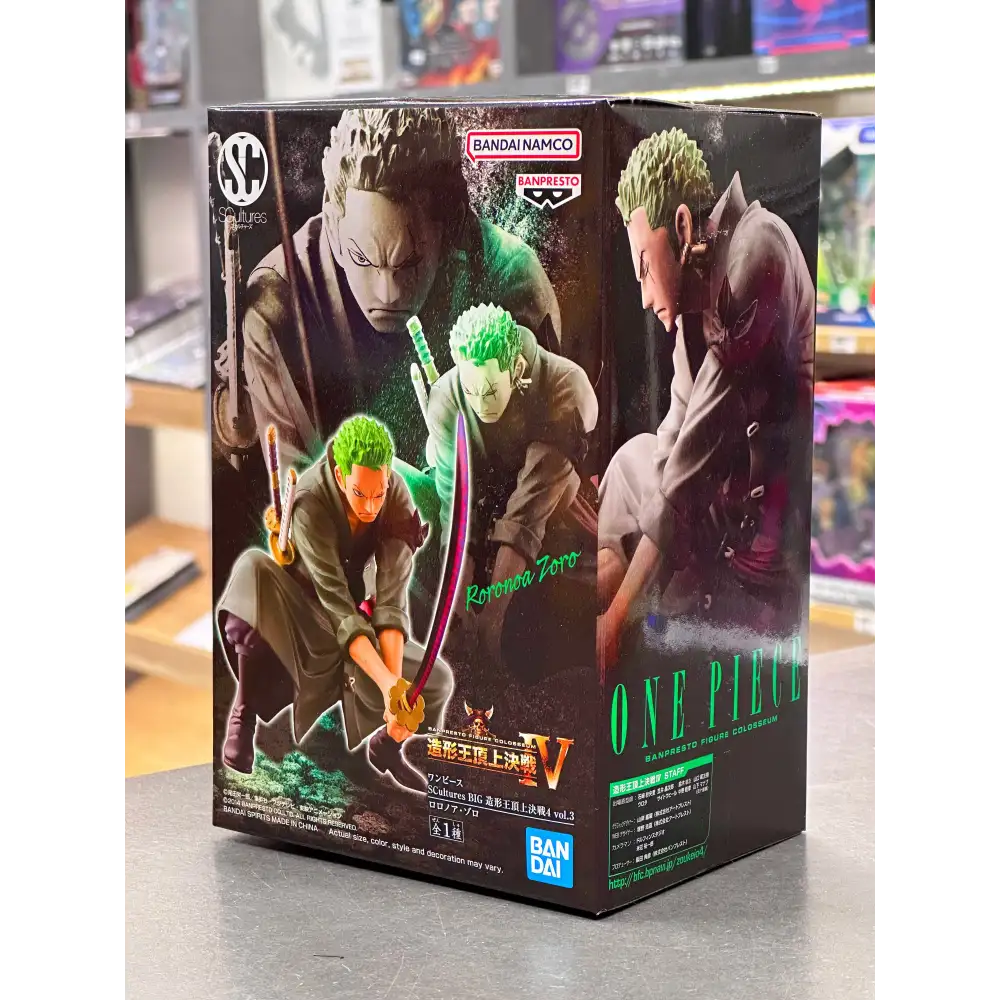 Banpresto SCultures: One Piece - Zoro Action- og legetøjsfigurer Banpresto