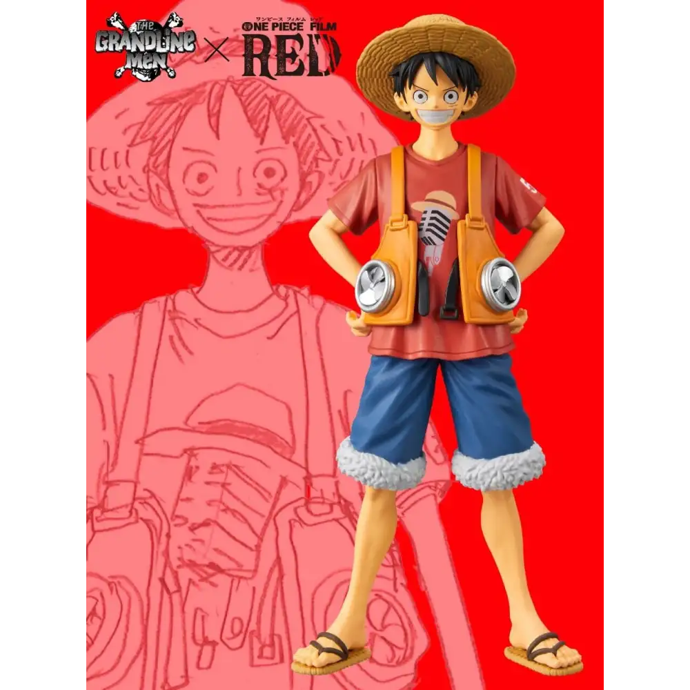 Banpresto: The Grandline Men - Vol. 1: Monkey D. Luffy (One Piece) Action- og legetøjsfigurer Banpresto
