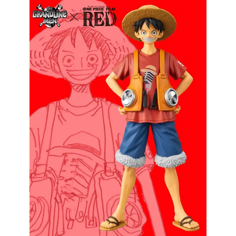 Banpresto: The Grandline Men - Vol. 1: Monkey D. Luffy (One Piece) Action- og legetøjsfigurer Banpresto