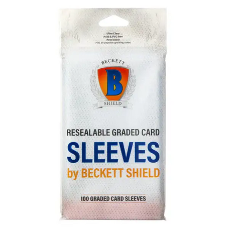 Beckett Shield: Resealable Graded Card Sleeves Sleeves Beckett Shield