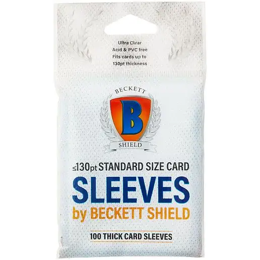Beckett Shield: Thick Card Sleeves Sleeves Beckett Shield
