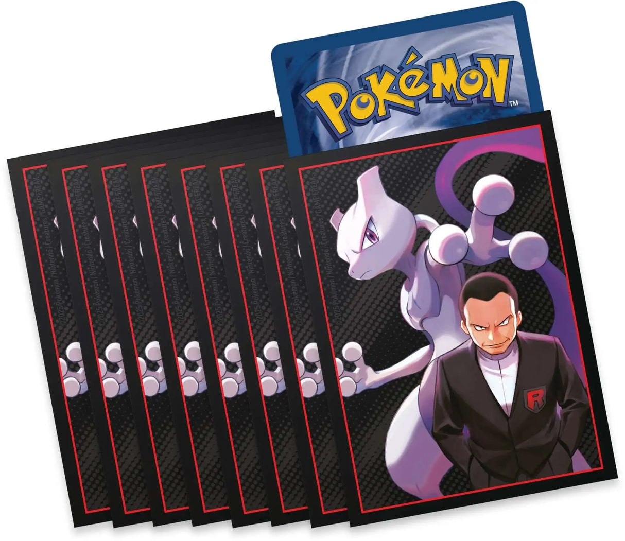 Pokémon TCG: Destined Rivals - Giovanni & Mewtwo - Sleeves (65 stk.)