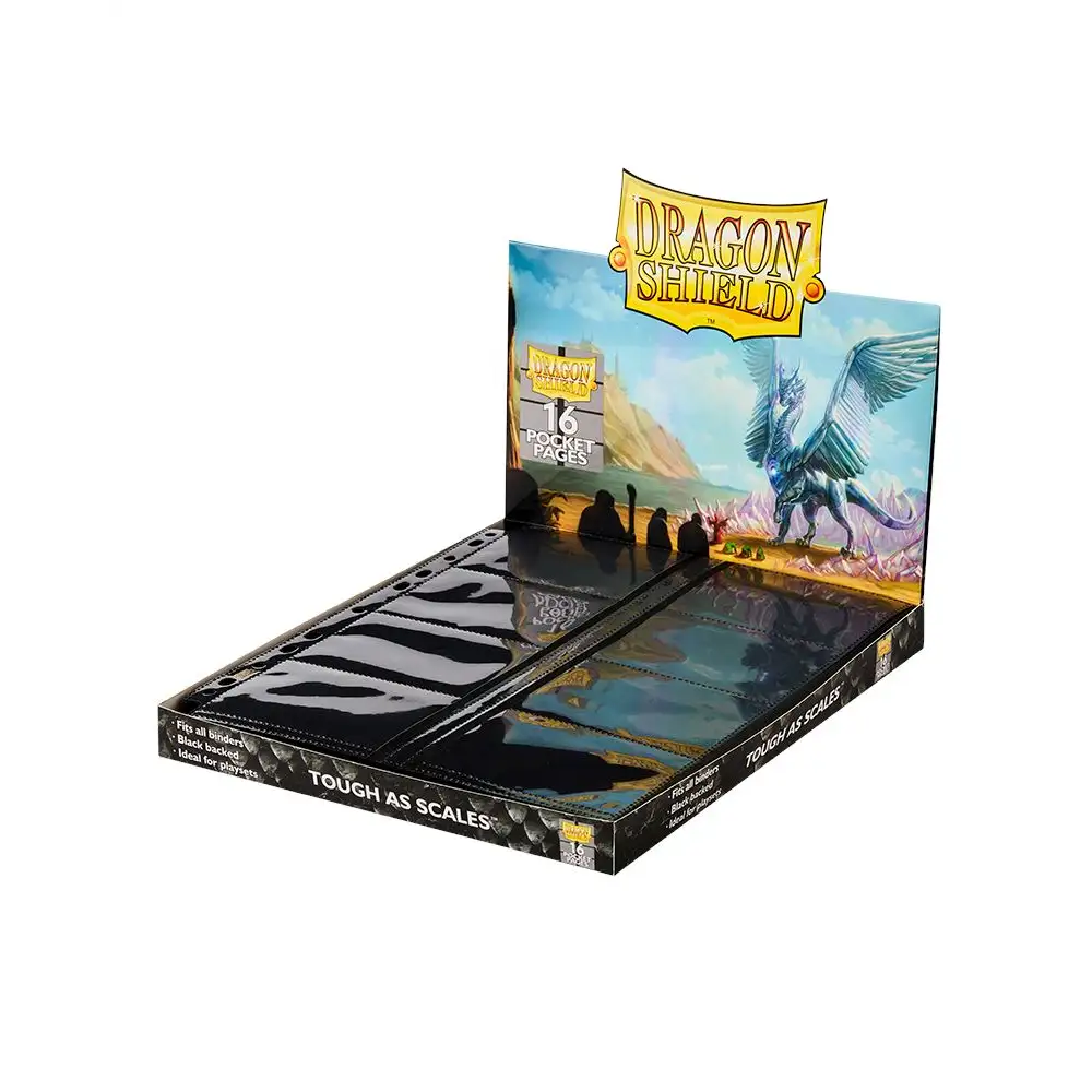 Dragon Shield 16-Pocket Pages - Centerloaded (50 stk.) Mappelommer Dragon Shield