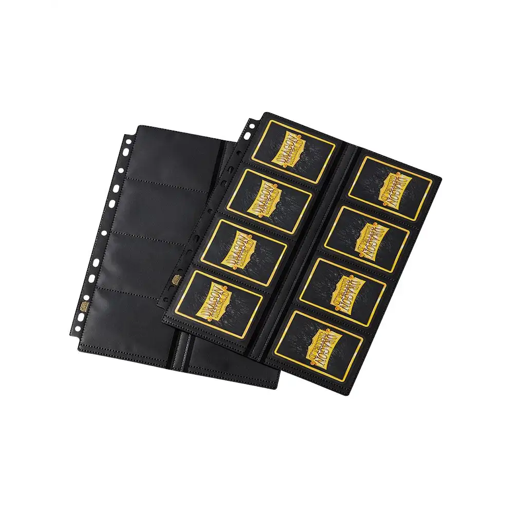 Dragon Shield 16-Pocket Pages Non Glare - Centerloaded (50 stk.) Mappelommer Dragon Shield