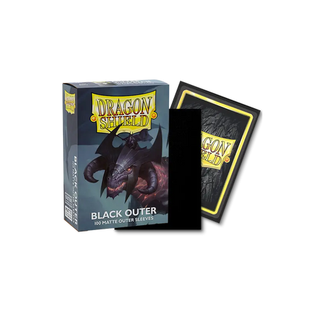 Dragon Shield: Black Matte Outer Sleeves (100 stk.)