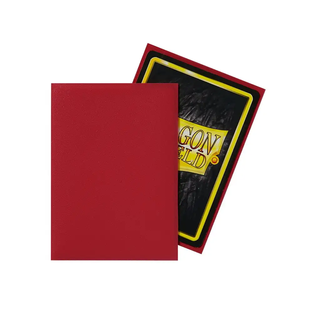 Dragon Shield Matte Sleeves (100 stk.) Card Sleeves Dragon Shield Rød