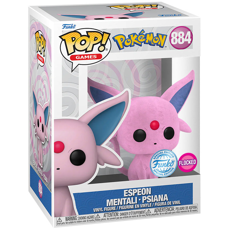 Funko POP! - Pokémon: Espeon #884 (Flocked)