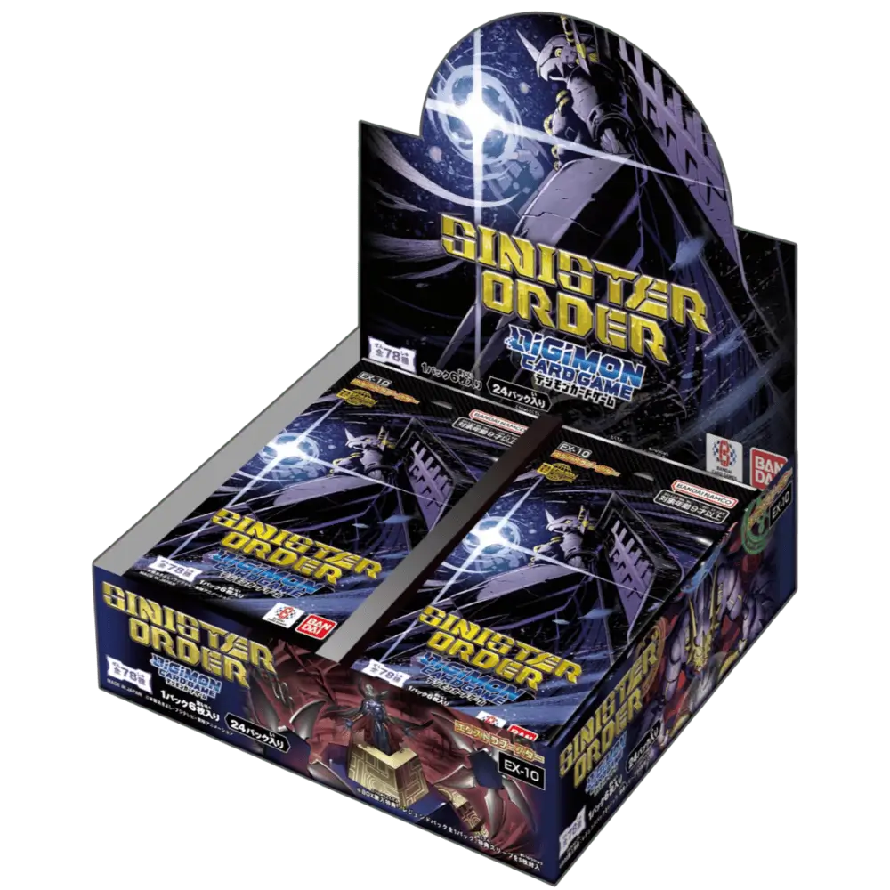 Digimon Card Game: EX10 - Sinister Order - Booster Display Box (24 Pakker)